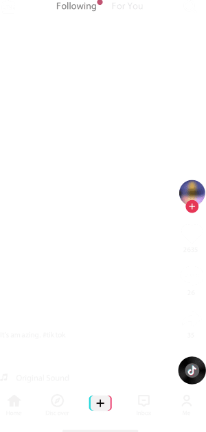 TikTok ikony obrazovke
